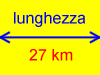 lunghezza = 27 km